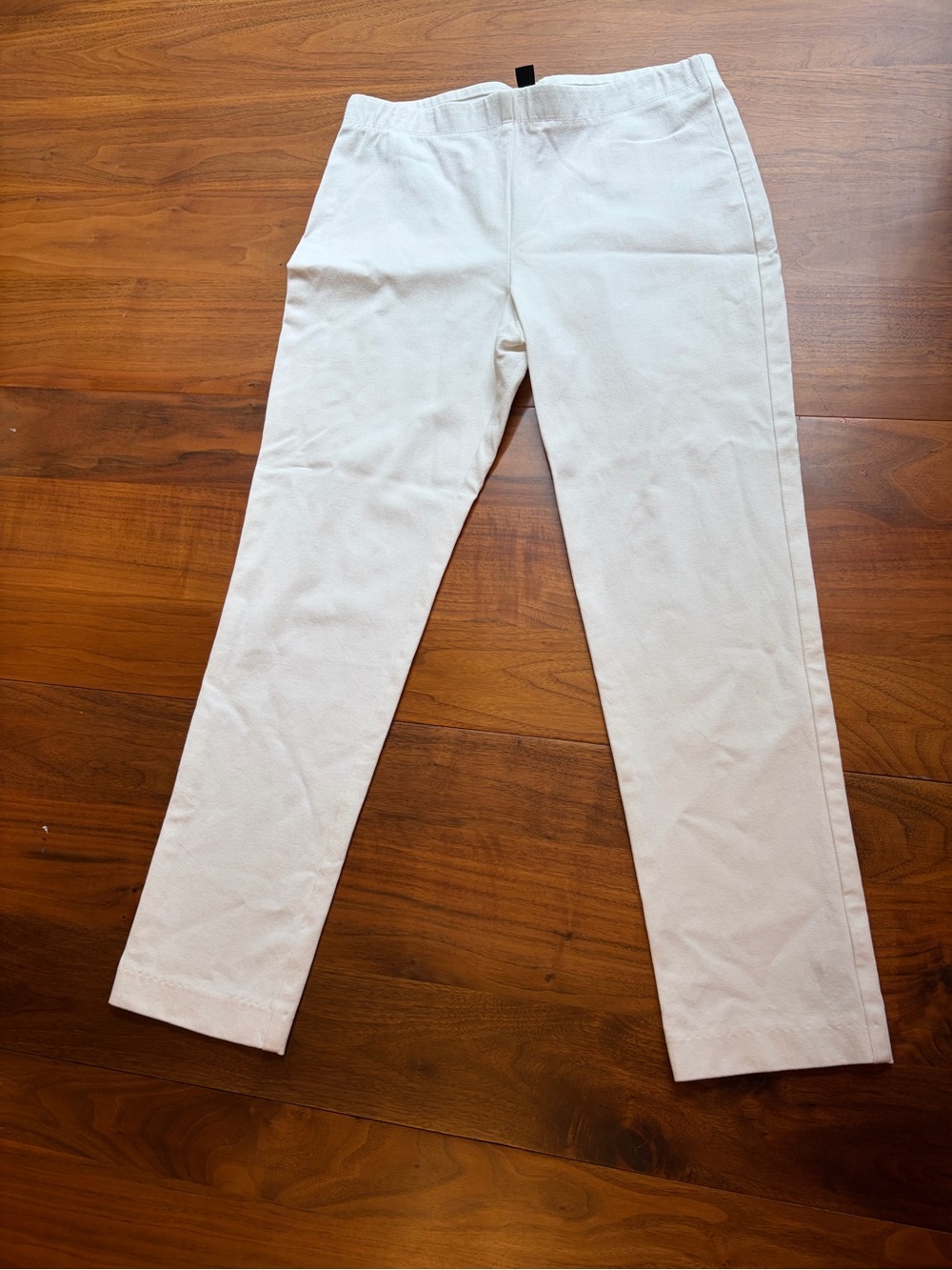 Karen Kane Piper Skinny Ankle Pants Women's Size M White Pull On Stretch USA